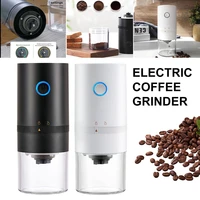 electric burr coffee grinder 2 3 cup automatic conical burr coffee bean grinder adjustable grind settings rechargeable espresso