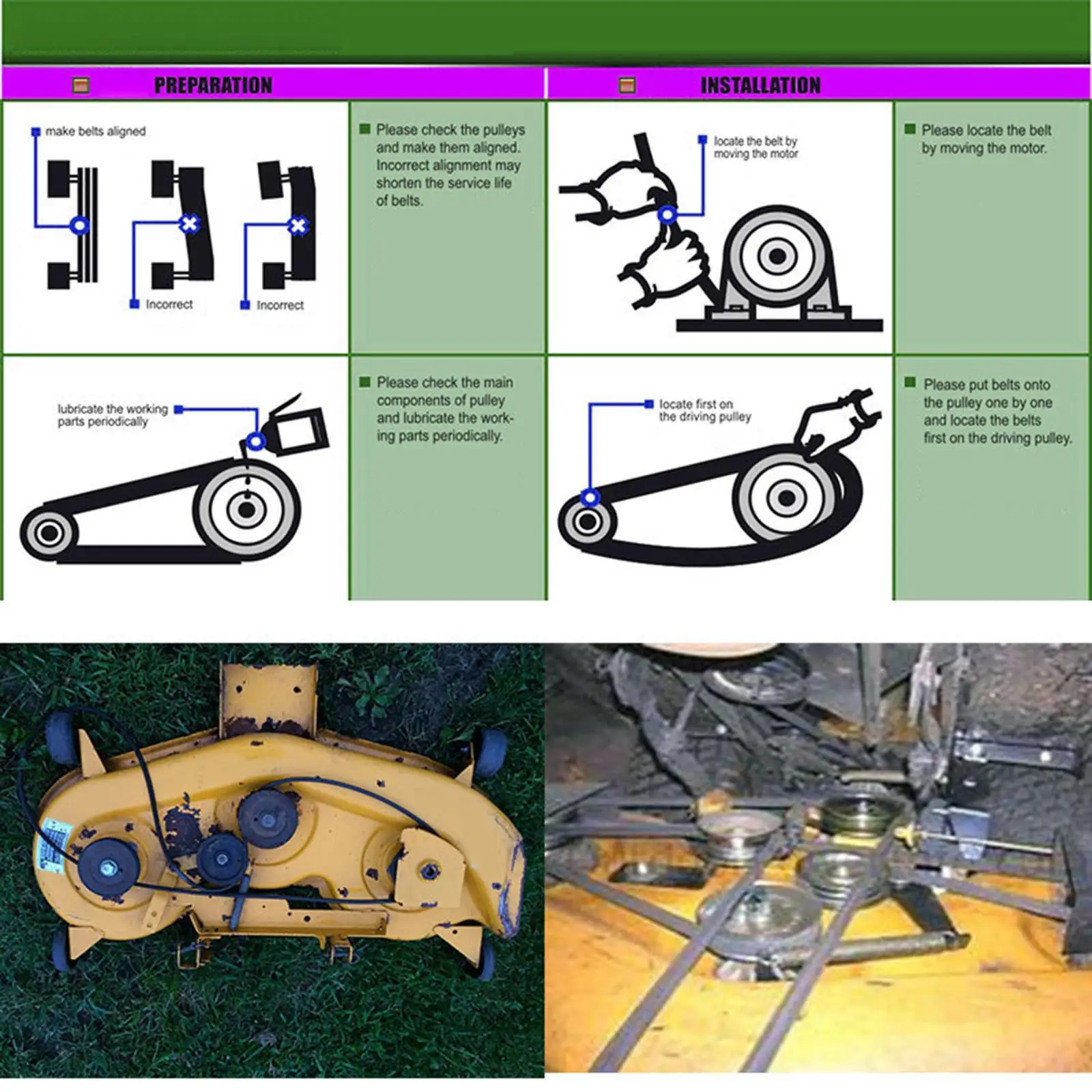 Сменный ремень косилки 95 дюймов приводной для деталей MTD