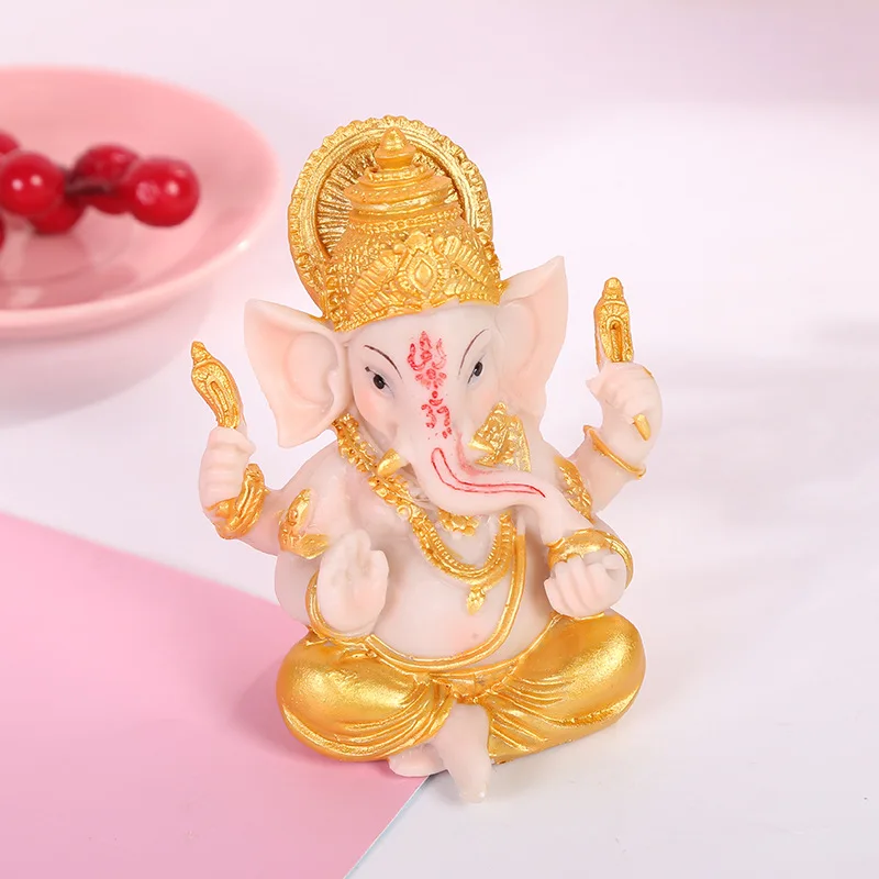Песчаник статуя Будды слона Ganesha скульптура статуэтка ручной работы аксессуары