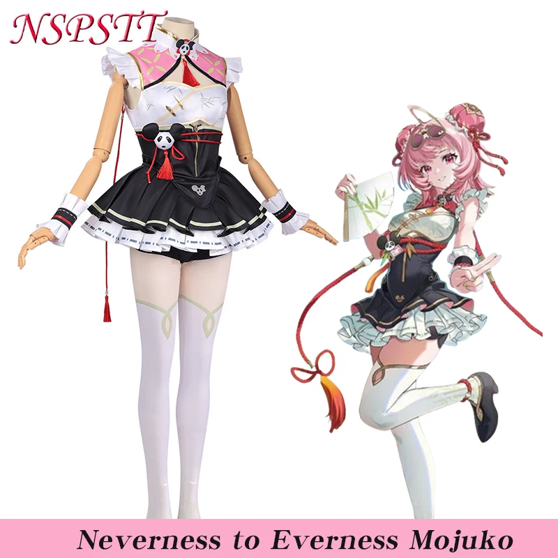Фото Костюм для косплея NSPSTT Neverness to Everness Chiz, платье горничной в китайском стиле, униформа для вечеринки на Хэллоуин №1
