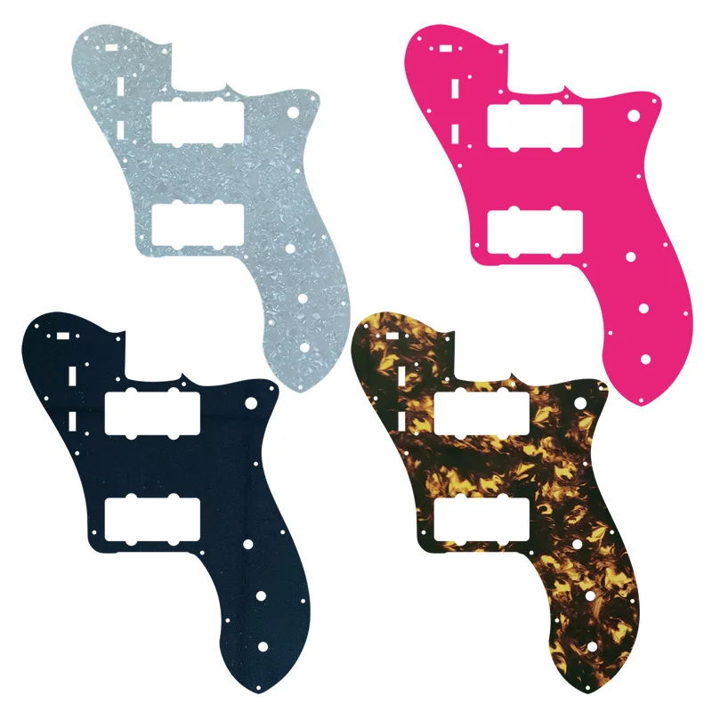 

xinyue Custom Guitar Parts -For US FD US FD 72 Tele Deluxe JM Reissue Guitar Pickguard With Jazzmaster Layout : Many Colors