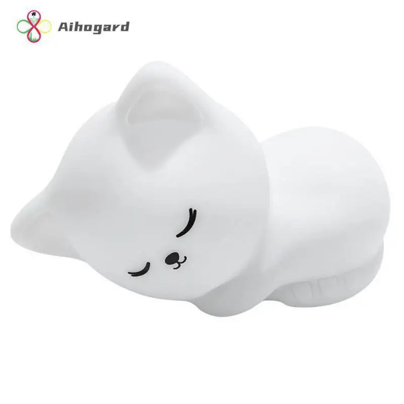 

Удобная силиконовая Ночная лампа в виде кошки, с Usb-зарядкой