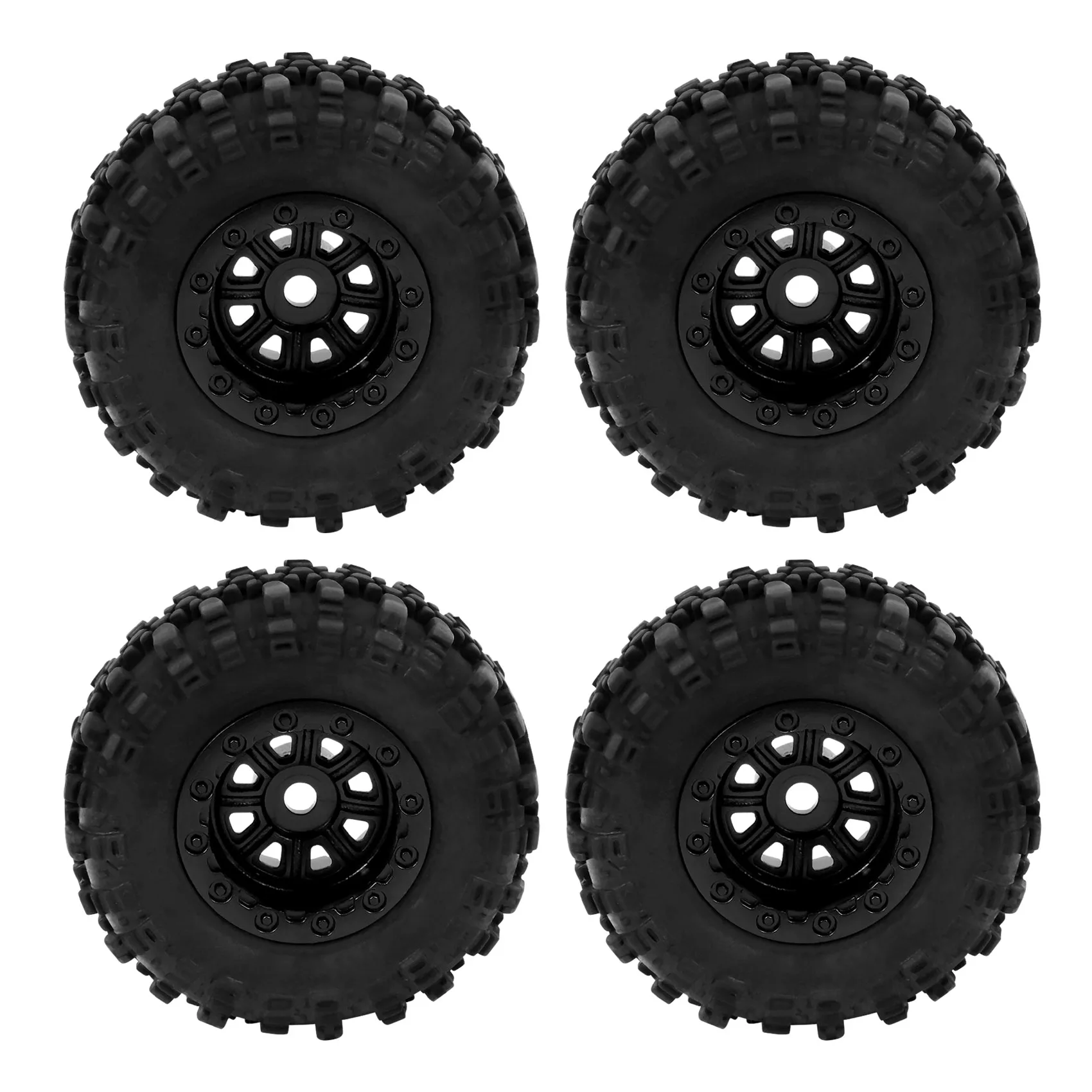 

4PCS 47X18mm Wheel Rims Tires Tyre Set for Axial SCX24 90081 AXI00001 1/24 RC Crawler Car Upgrade Parts Accessories