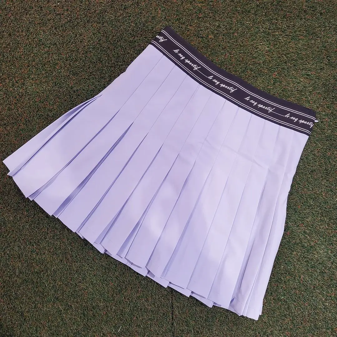 Womens Golf High Waisted Pleated Tennis Skirt School A-Line Skater Skirts with Lining Shorts