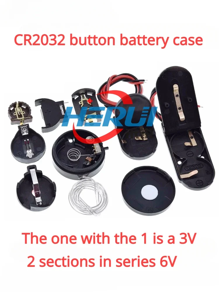 Кнопочная батарейка 3 в фотоэлемент 2032 держатель батарейного отсека CR2032 CR1220