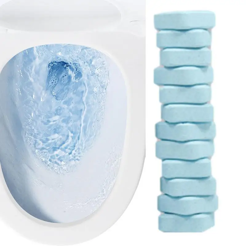 

Automatic Toilet Bowl Cleaner Bathroom Cleaner Tablets Concentrated 12Pcs Long Lasting Bowl Cleaners Descaling And Deodorizing