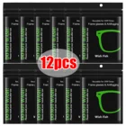 Салфетки для очков, многоразовые, с защитой от запотевания, 12 упаковок