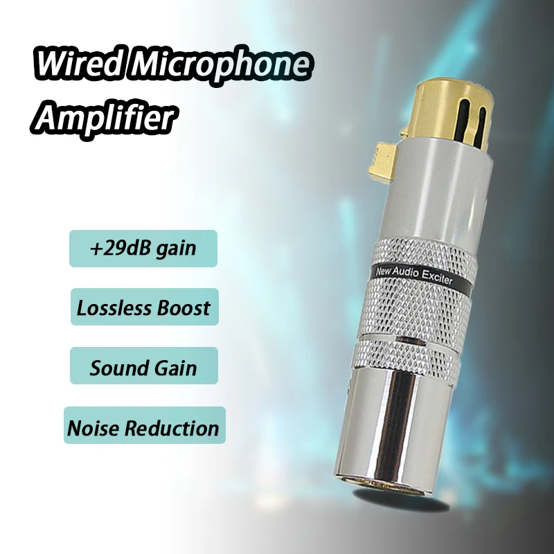 GAZ-MA17 Проводной микрофон Профессиональный усилитель микрофона Предварительный