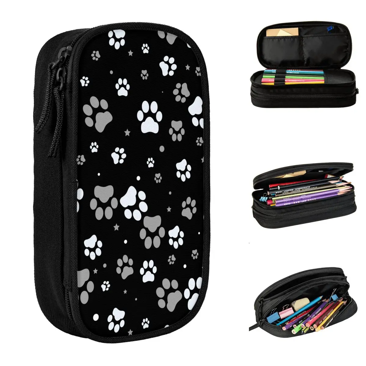 

Cute Animal Paw Pattern Pencil Case Creative Pen Box Bag for Student Big Capacity School Supplies Gifts Pencilcases