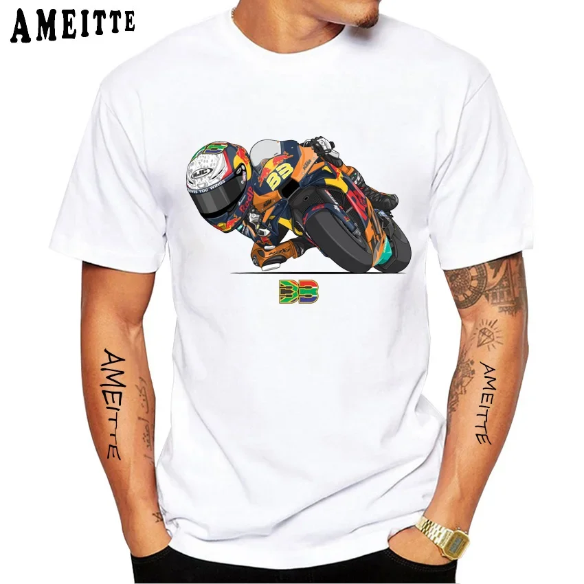 Футболка унисекс с коротким рукавом 33 GP гоночная легенда белая