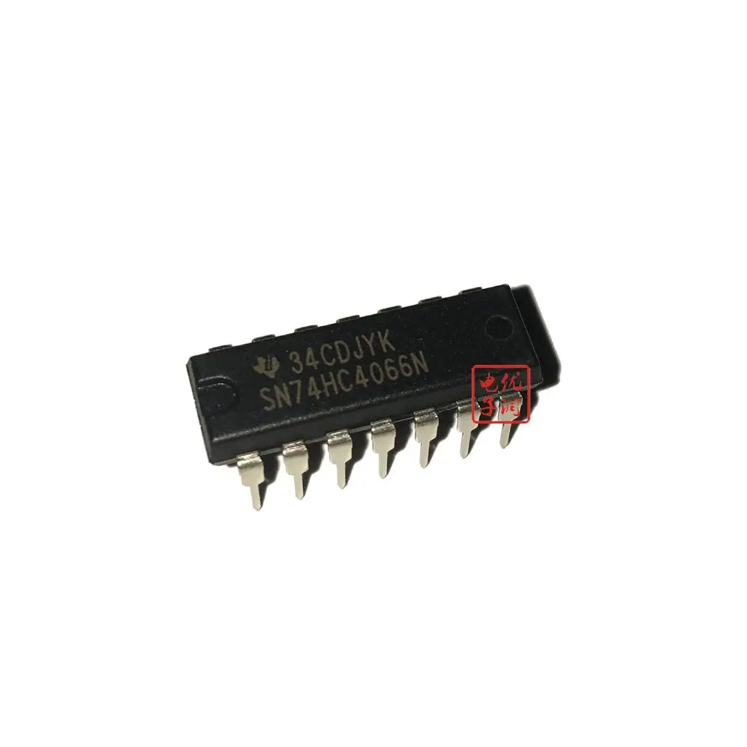 

10PCS/ SN74HC4066N 74HC4066 [New Imported Original] DIP14 Quadruple Bidirectional Conversion Switch IC
