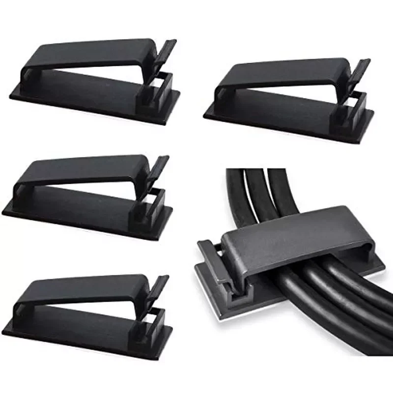 50 Pcs Self Adhesive Cable Management Clips Cable Organizers Wire Clips Cord Holder for TV PC Ethernet Cable Desk Home Office
50 Pcs Self Adhesive Cable Management Clips Cable Organizers Wire Clips Cord Holder for TV PC Ethernet Cable Desk Home Office