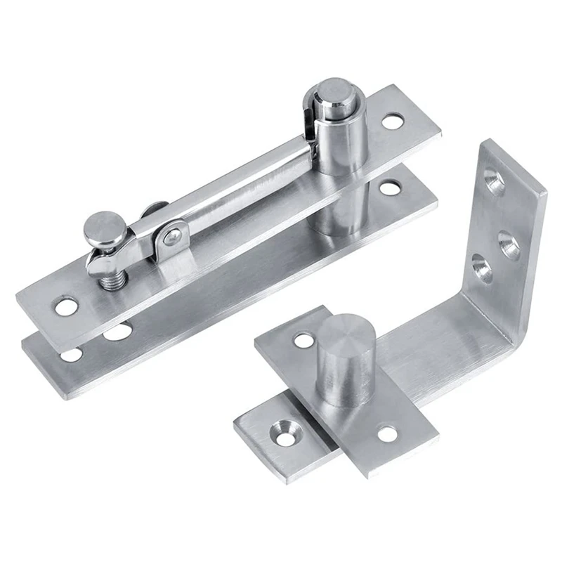 

360 Degree Stainless Steel Door Hinge, 7-Shaped High-Rise Building, Household Revolving Door Hinge, Garage