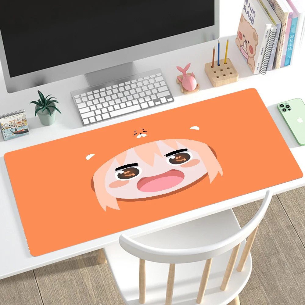 Himouto Umaru Chan Mousepad Mouse Mat Desk With Pad Gaming Accessories Prime XXL Keyboard Padding