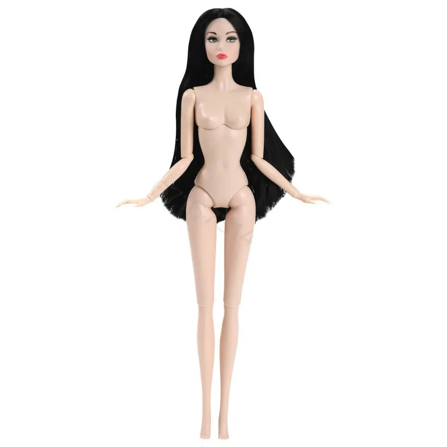 Фото Новый 32 см 1/6 BJD супермодель тела Европейская и американская мода DIY ПВХ Обнаженная кукла для девочек игрушка для макияжа №2