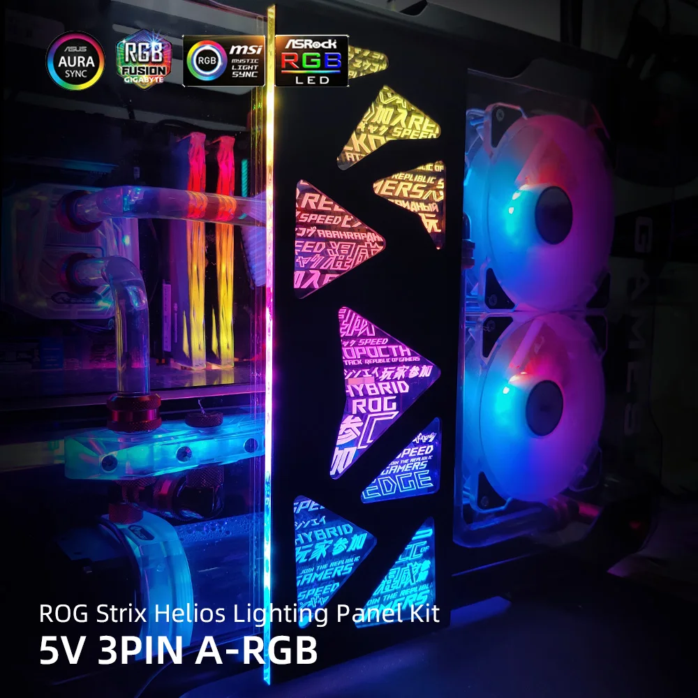 Набор панелей RGB для ROG Strix Helios GX601 4 шт. чехол ПК мод сделай сам украшение ASUS