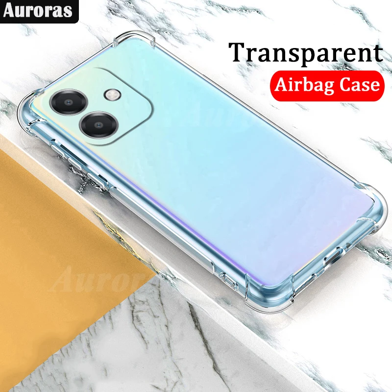 Auroras для OPPO A40 A60 A80 4G/5G магнитное кольцо Прозрачная силиконовая подушка