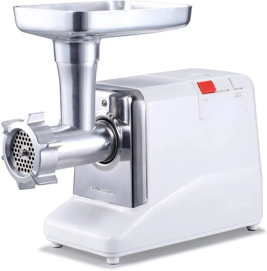 

SM-G50 ETL Meat Grinder - Max 1.3 HP 1000W Heavy Duty Meat Mincer Sausage Grinder - Metal Gears, Reverse, Circuit Breaker, Stai