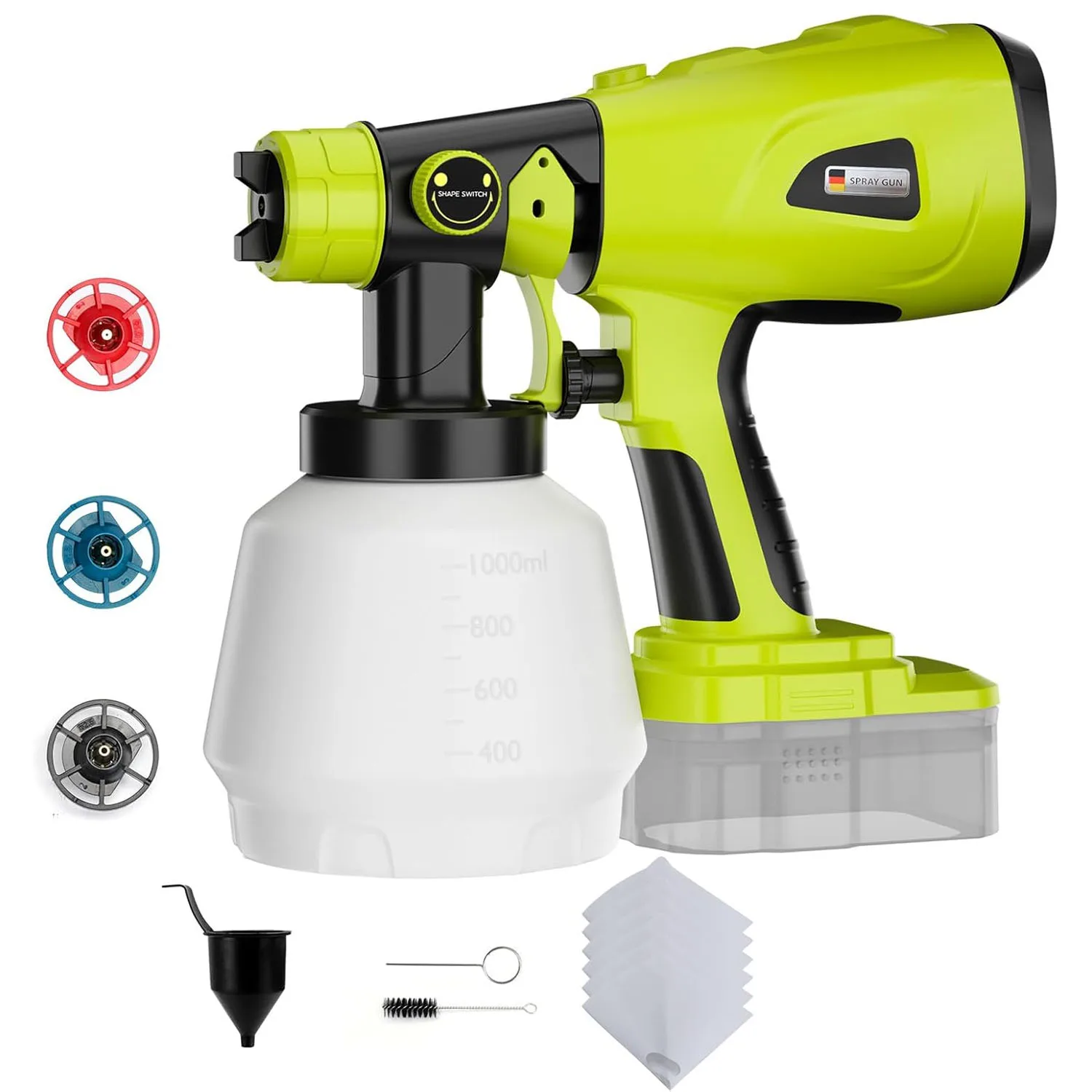 

Электрический ручной краскопульт Ryobi для покраски 1000 мл