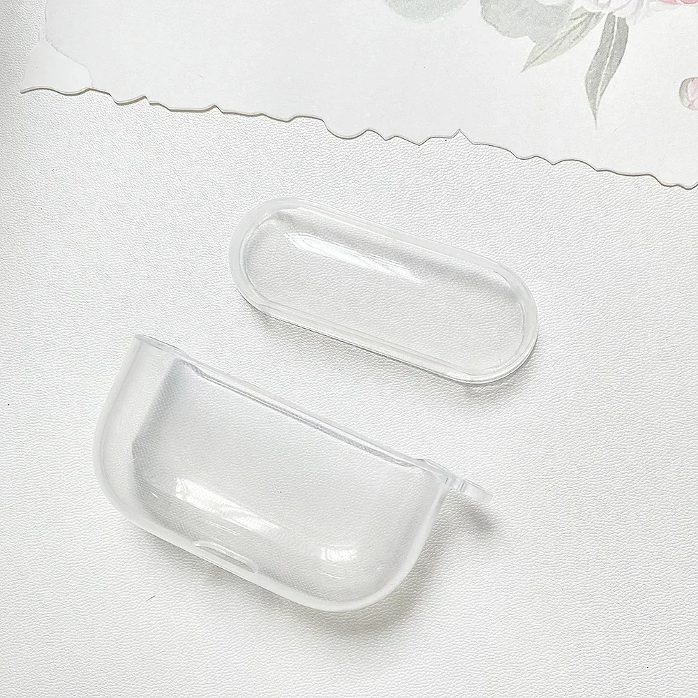 Чехол для SoundPEATS CAPSULE3 PRO брелок с милым медведем/цветочником прозрачный