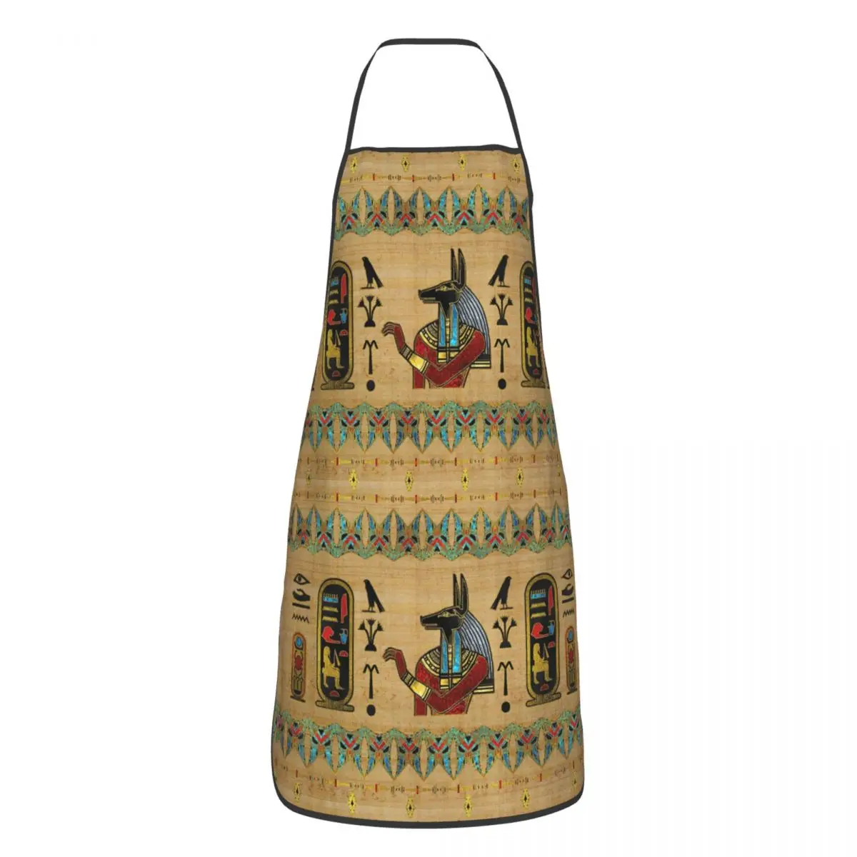 

Egyptian Anubis Ornament Cuisine Grill Baking Aprons Sleeveless Pinafores for Adult Chef Gift