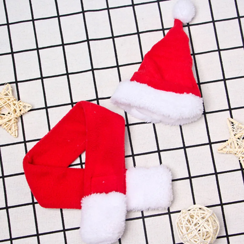 

Pet Cat Headwear Dog Hat Scarf Transformation New Year Cloak Christmas Clothes