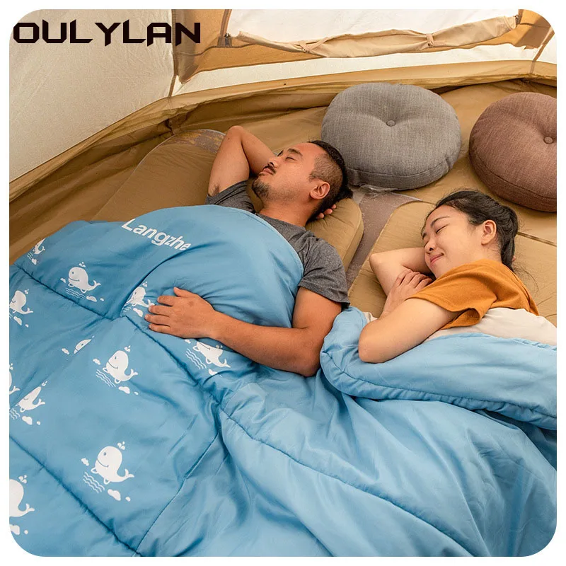 

Oulylan Portable Sleeping Bag Winter Thickened Cold Outdoor Camping Hiking Backpacking Ultralight Sleeping Bag for Aldult