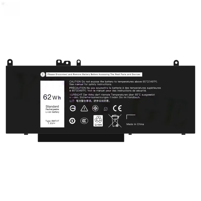 Фото Аккумулятор для ноутбука 6MT4T 8157 мАч для Dell Latitude P48G/3350/3160/E5450/E5550, литиевая перезаряжаемая батарея №2