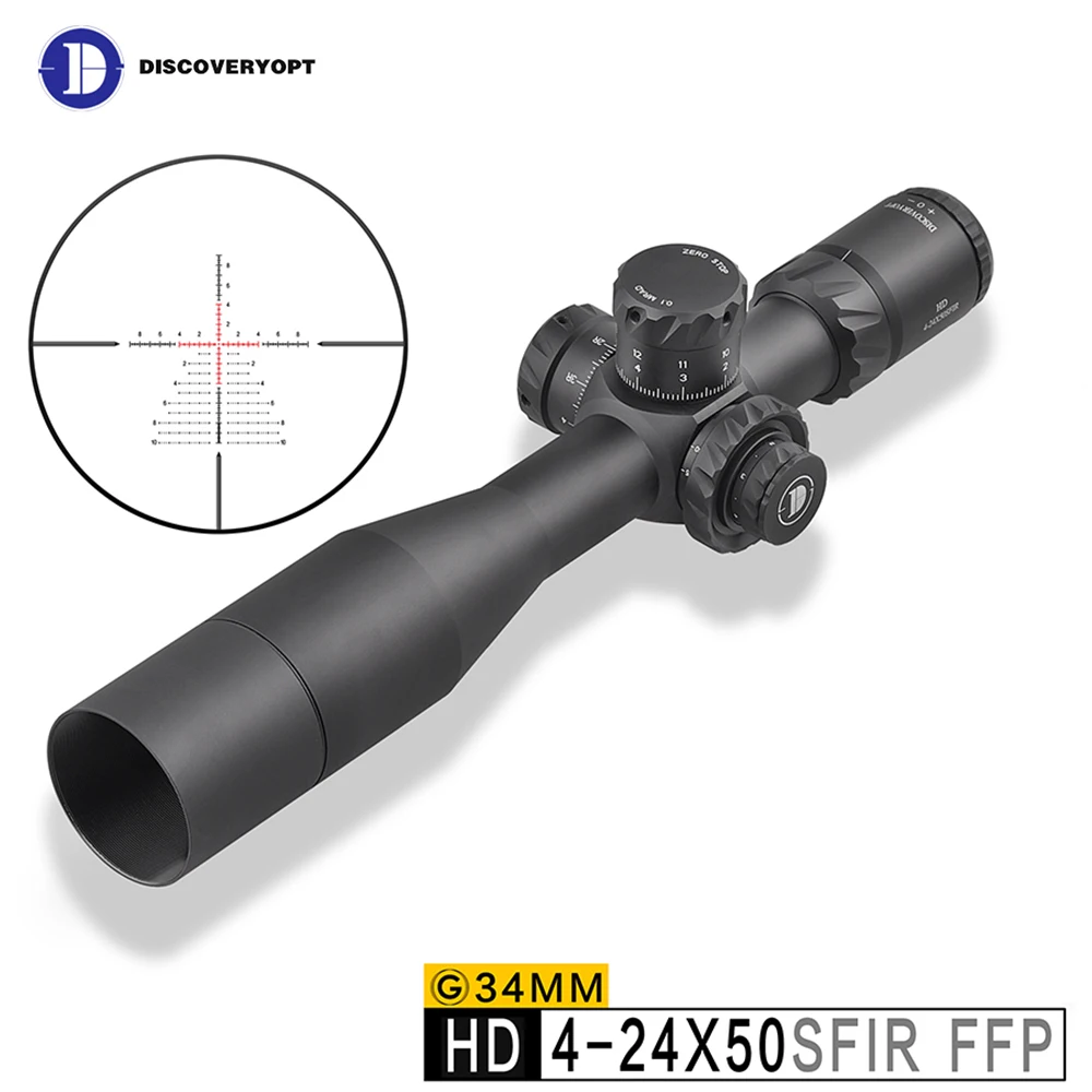 

Discovery FFP Bezel HD 4-24X50SFIR Shooting Telescope 22 Lr Collimator ZeroStop Rifle Scope Optical Sight Hunting Carbine Scope