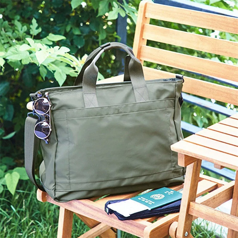 

Повседневная тканевая корейская модная сумка 2022, деловая сумка, женская сумка-мессенджер для ноутбука, мужская сумка на плечо, стильная дорожная нейлоновая сумка