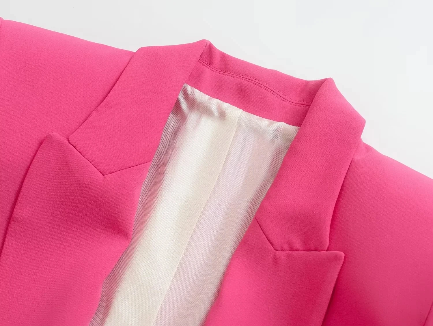 Maxdutti  Fashion Simple Roll Up Sleeve Casual Blazers Women England Stylee Office Lady Blazers