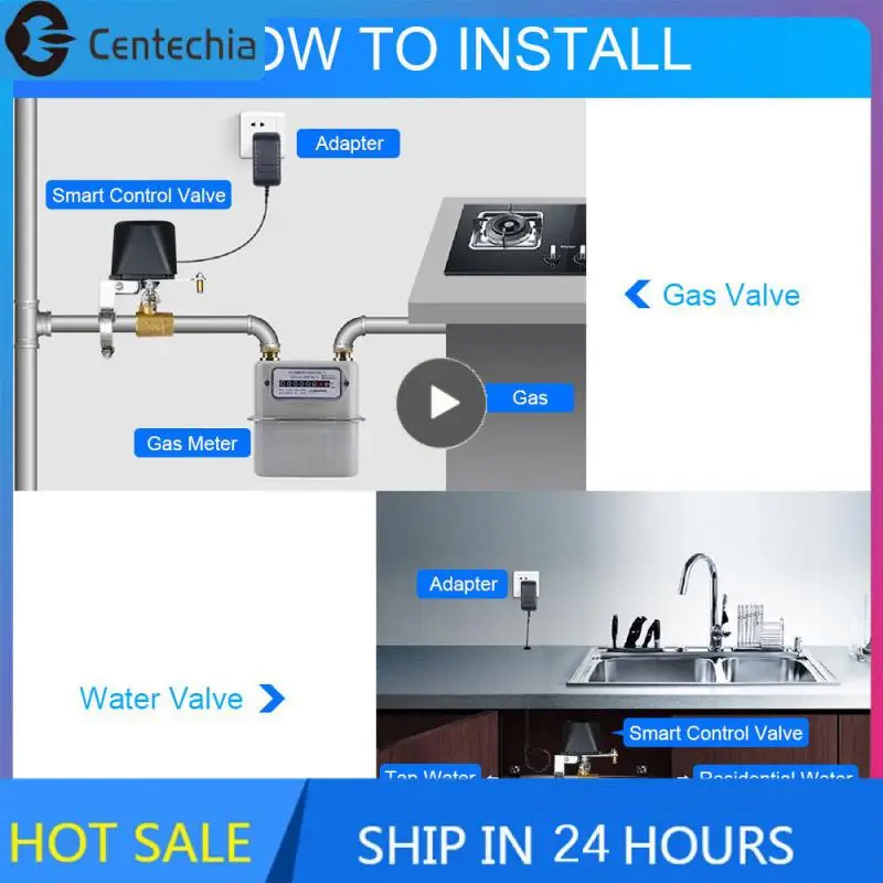 

Zigbee Automation Skits Smart Zigbee Gas Valve Tuya Water Valve Countdown Timer Smart House Support Alexa Google Assistant Wifi