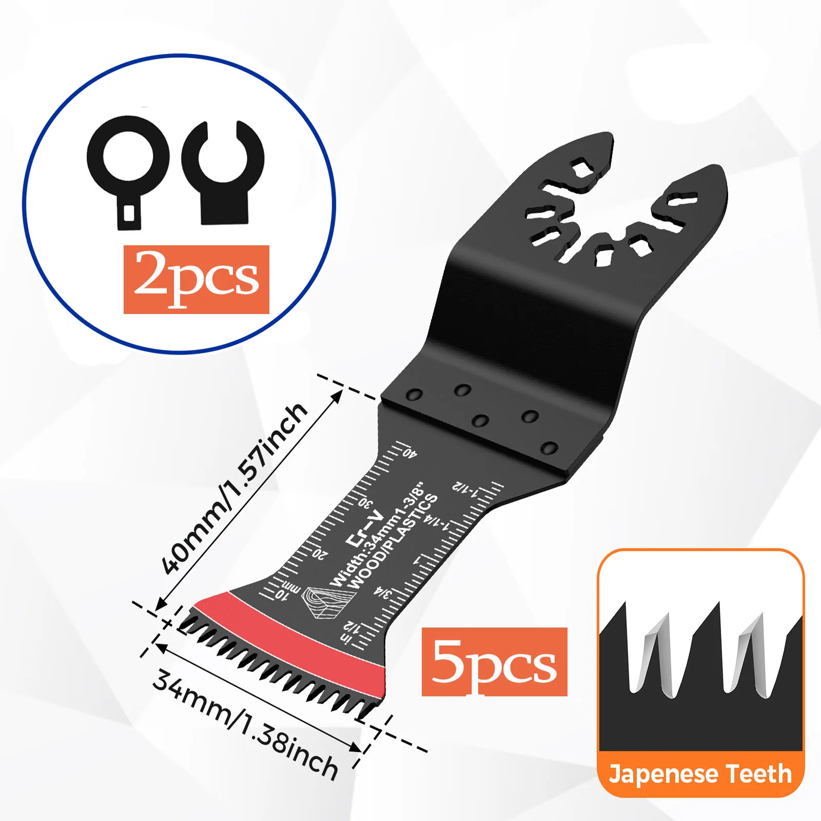 

Многофункциональные пильные полотна с японскими зубьями (5-12 шт.)
