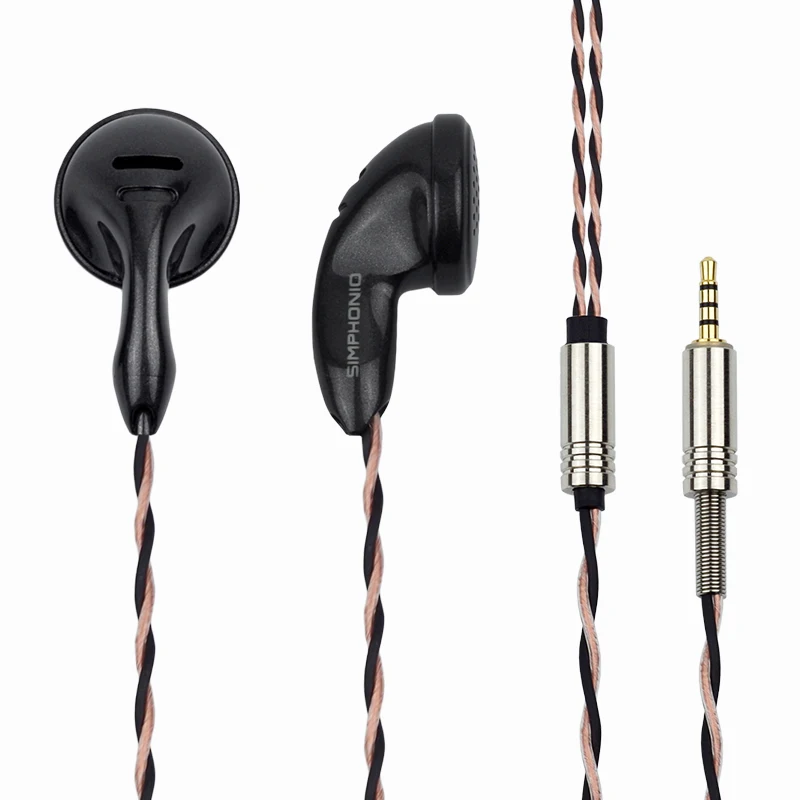 Simphonio Dragon 2+ D2+ SWD2plus Dynamic Driver Audiophile Flat Head HiFi Music Monitor 2.5 Balanced 3.5 Stereo Earbuds Earphone - купить по