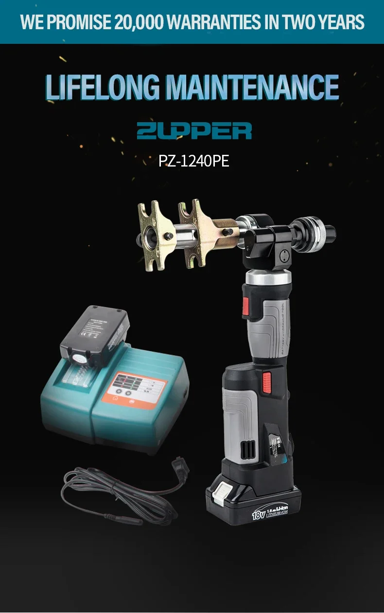 Zupper Pz-1240pe хорошее качество беспроводной Pex сжатие электричество гидравлический