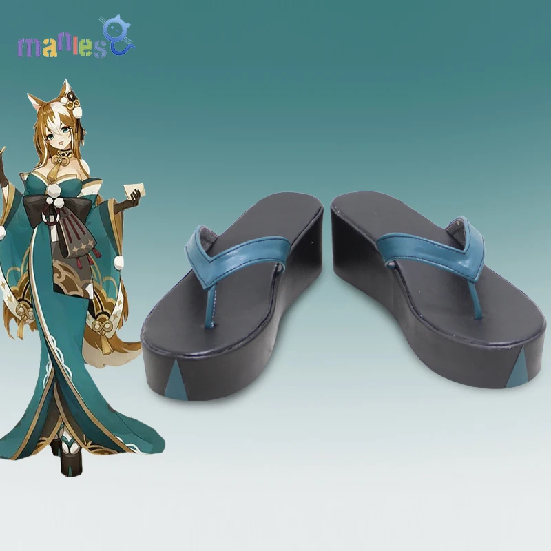 

Manles Genshin Impact Косплей Miss Hina Shoes Gorou Sheena Косплей сексуальный поворот игровой костюм