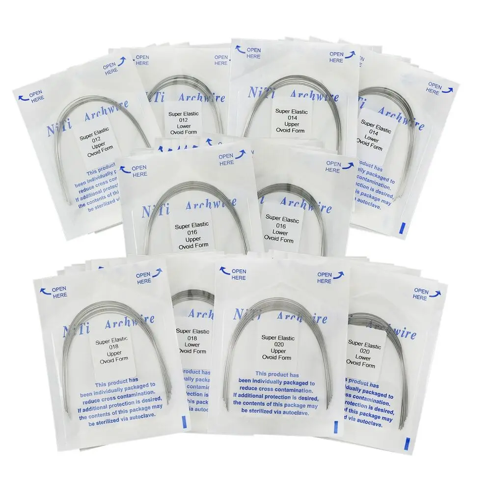 

10Packs Dentalmall Ni-ti Round 012-020 U/L toothpick dental