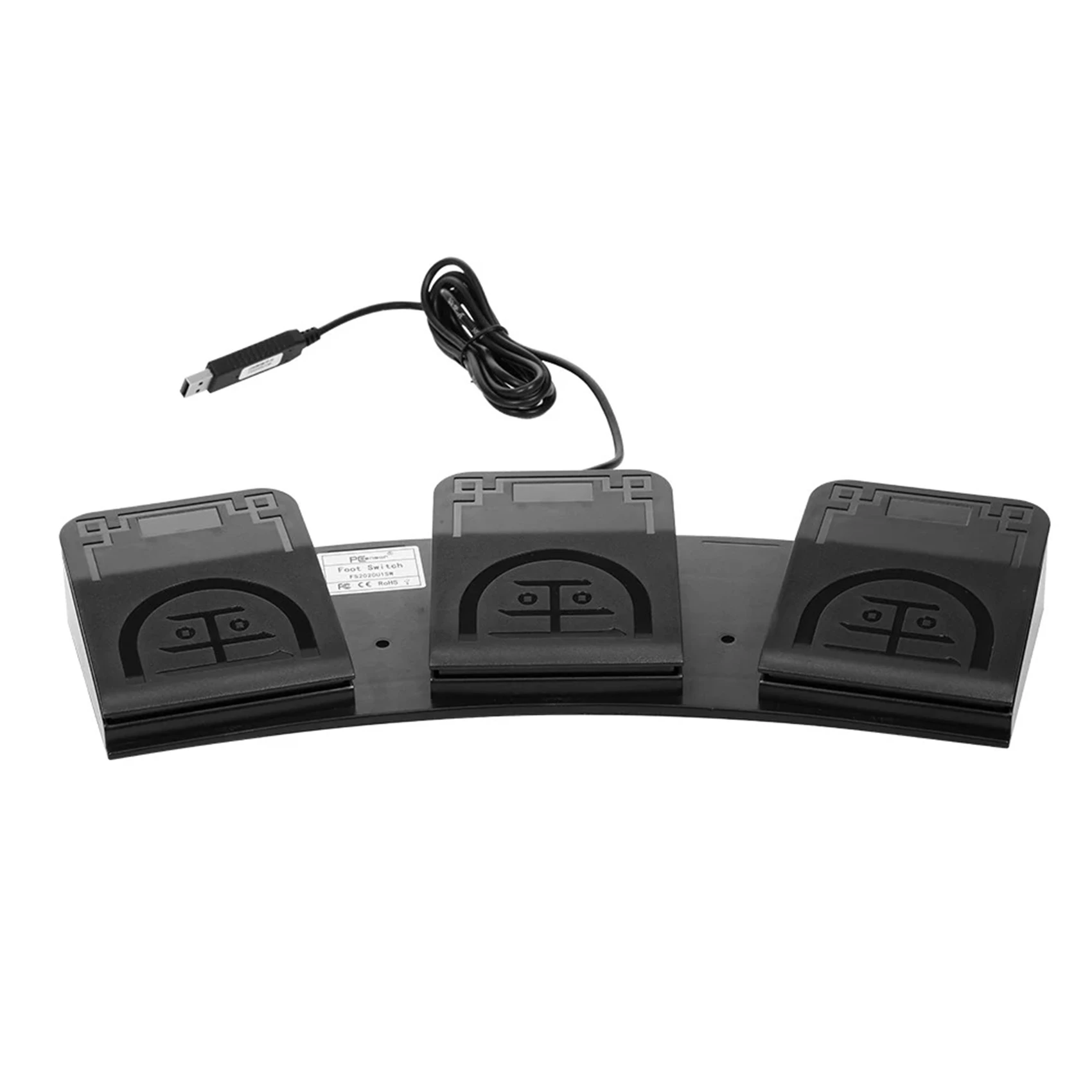 QWE-2X FS2020U1 USB-ножной переключатель, программируемая педаль управления для компьютерной клавиатуры, для устройств, инструментов, компьютеров (art.: 3920dcd5a709b) - 3920dcd5a709b