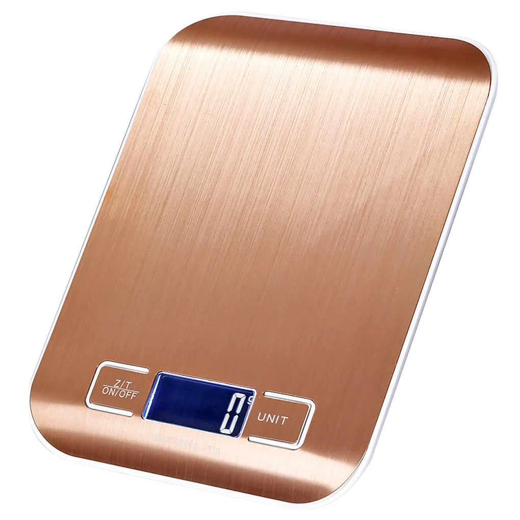 

new 5kg Digital Kitchen Scale Electronic LCD Display Stainless Steel Weight Scale Measuring Food Diet Scales Kitchen Accessories