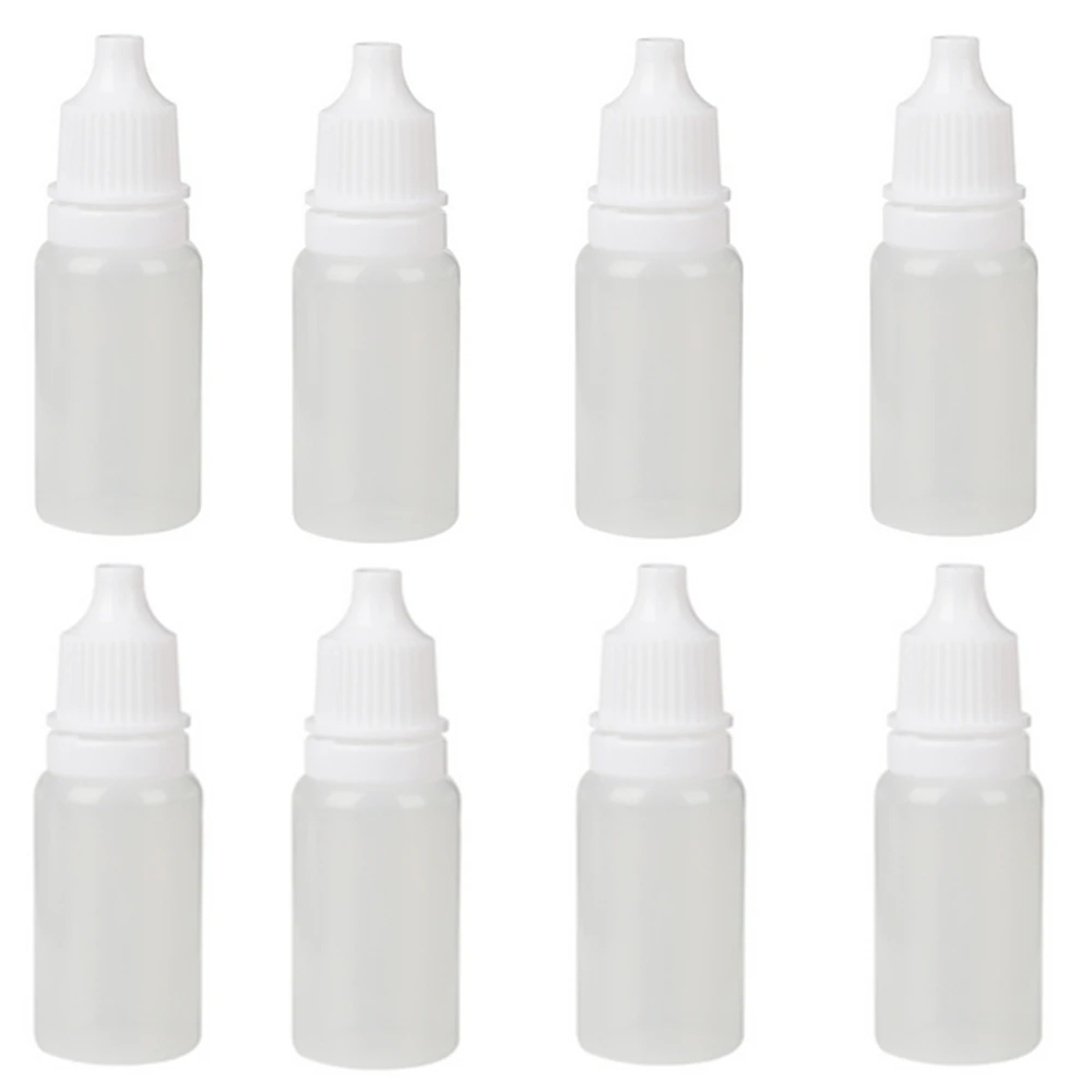 

50Pcs 5/10ml Empty Plastic Squeezable Dropper Bottles Eye Liquid Dropper Sample Eyes Drop Bottle Useful Organizer