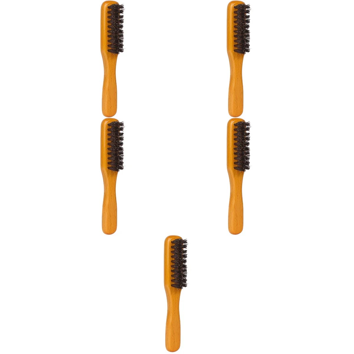 

5pcs Men Beard Grooming Brush Wooden Handle Beard Brush Cleaning Brush