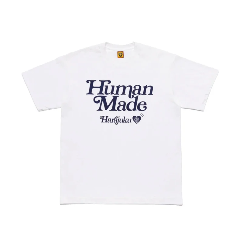 

Men Women Slub Cotton Tees Girls Don't Cry HUMAN MADE T-shirt High Quality T Shirt Fashion HUMAN MADE Tee Tops