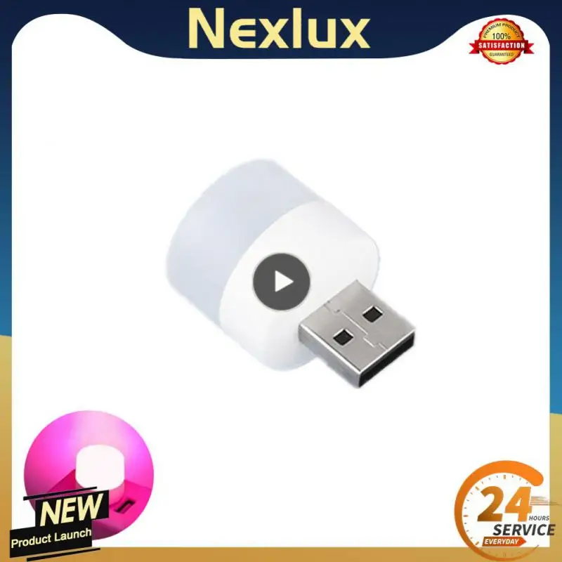 

1~40PCS Led Night Light Portable 5v 1w Super Bright Bedroom Night Lamp Computer Mobile Power Led Light Mini Usb Plug Lamp