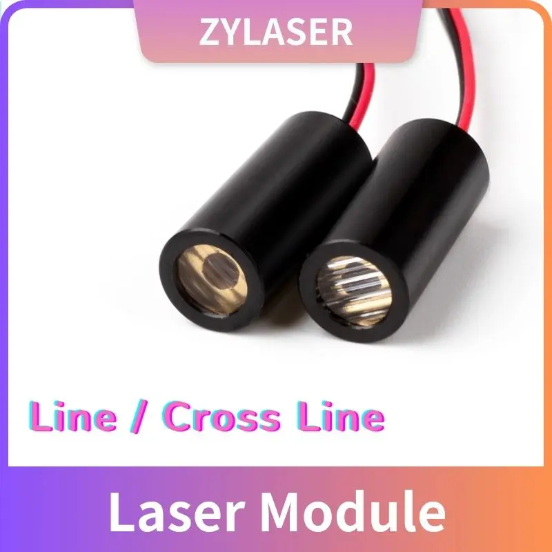 Лазерный диодный модуль с красной линией/поперечной линией диаметр 9 мм 635 нм 5 мВт