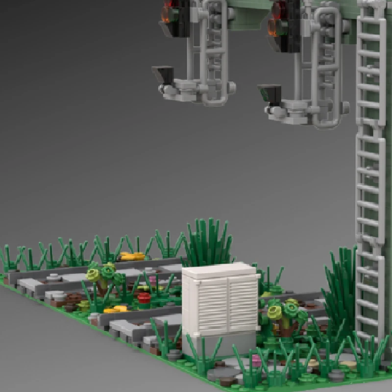 Набор для сборки сигнального моста (542 детали), модульный конструктор MOC, креативный дизайн, развивающая игрушка для мальчиков, подарок на праздник (art.: 3920d7ca7dd69) - 3920d7ca7dd69
