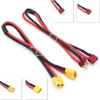 rc connector adapter female deans xt60t plug to male xt60t 14awg 30mm extension cable leads adapte for lipo battery