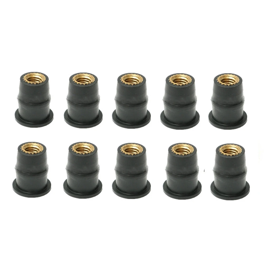 

Метрический крепеж для ветрового стекла мотоцикла, винты для лобового стекла, резиновые крепежные гайки M4/M5/M6