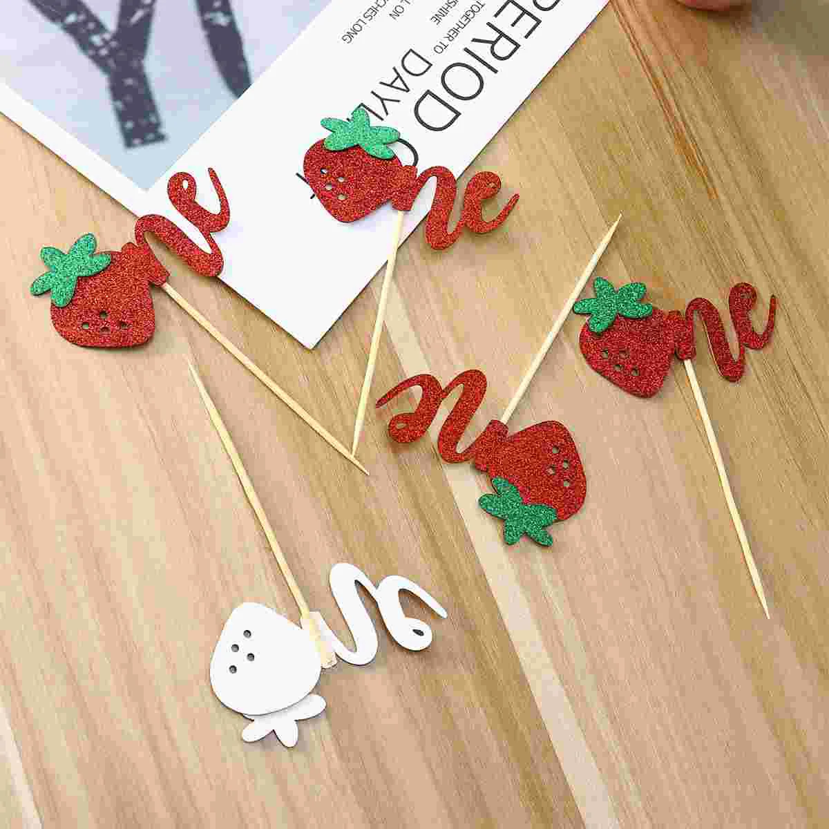 

12 Pcs Paper Cups Paper Cake Decorations Christmas Cupcake Toothpick Dessert Toppers Bamboo Cupcake Picks Flags