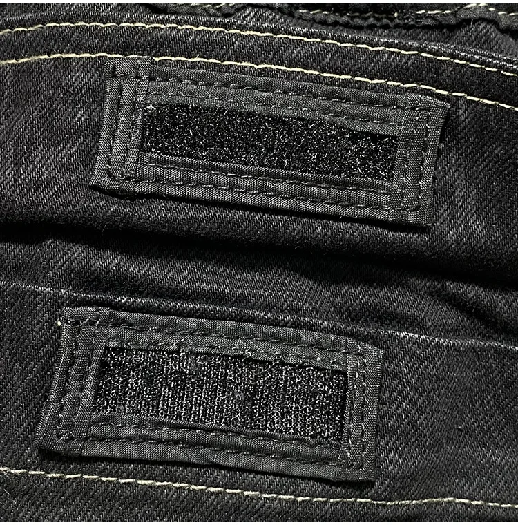 Slim Fit Coated Jeans Owens Jeans for Men Women Jeans Large Pocket Drawstring Elastic Waist Slim Brush Wax Denim Pants