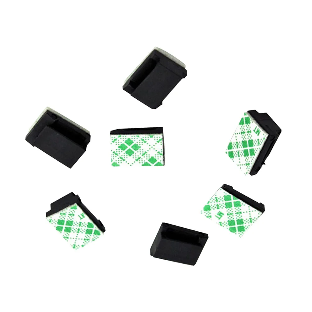 

Cable Wire Cord Adhesive Clips Management Wires Keeper Wraps Organizer Self Organization Holder Cords Home Tie Desk Clip Gps Car